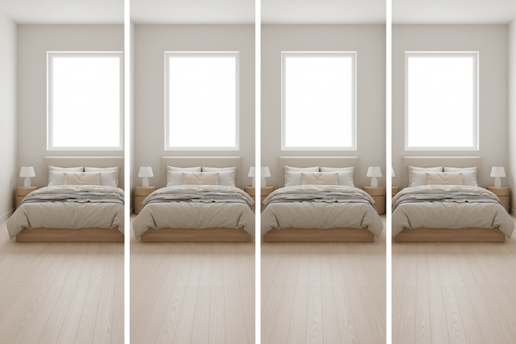 Mattress size options from single to king