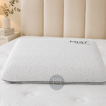 MLILY Refresh Bamboo Charcoal Pillow traditional 12 cm profile