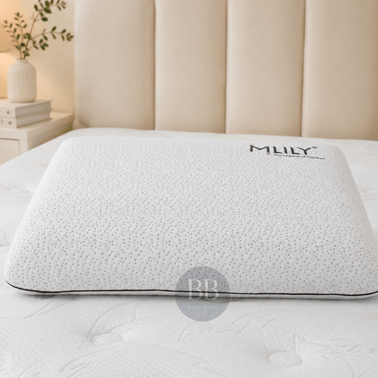 MLILY Refresh Bamboo Charcoal Pillow traditional 12 cm profile