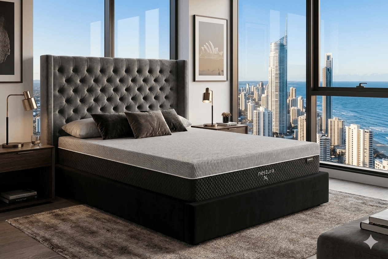 Nestura N1 Mattress – Hybrid Gel Memory Foam with EonTech Pocket Coils