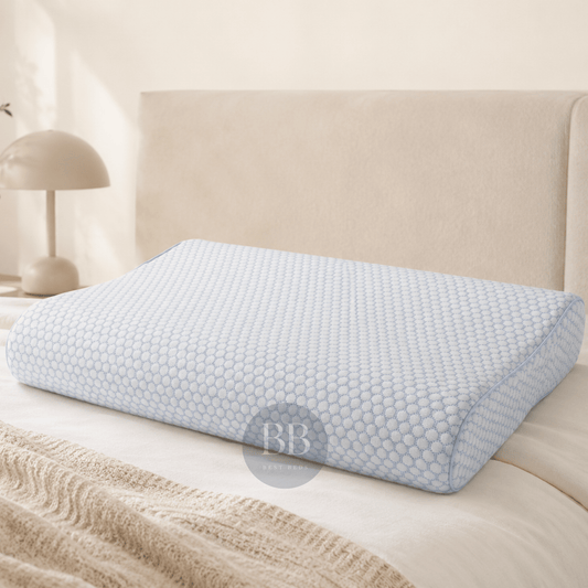 MLILY Gel Infused Contour Pillow - Best Beds