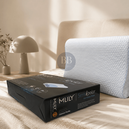 MLILY Gel Infused Contour Pillow - Best Beds