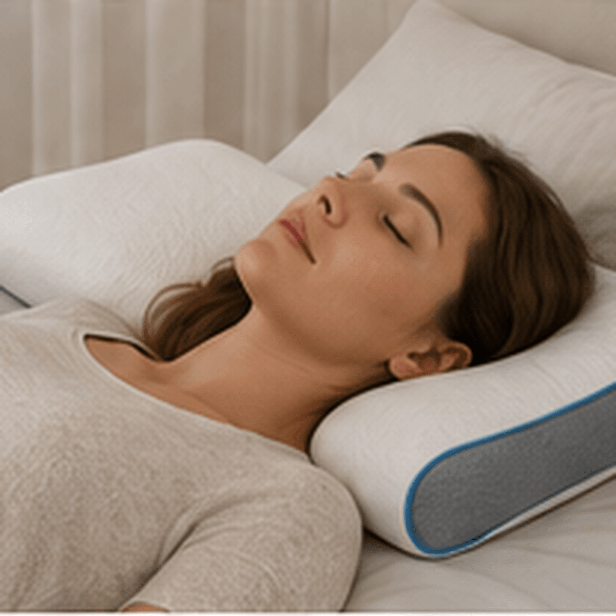 MLILY Gel Infused Contour Pillow - Best Beds