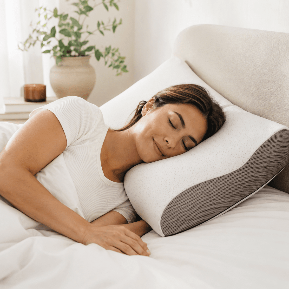 MLILY Sensi Health Copper Infused Pillow – Traditional & Contour - Best Beds