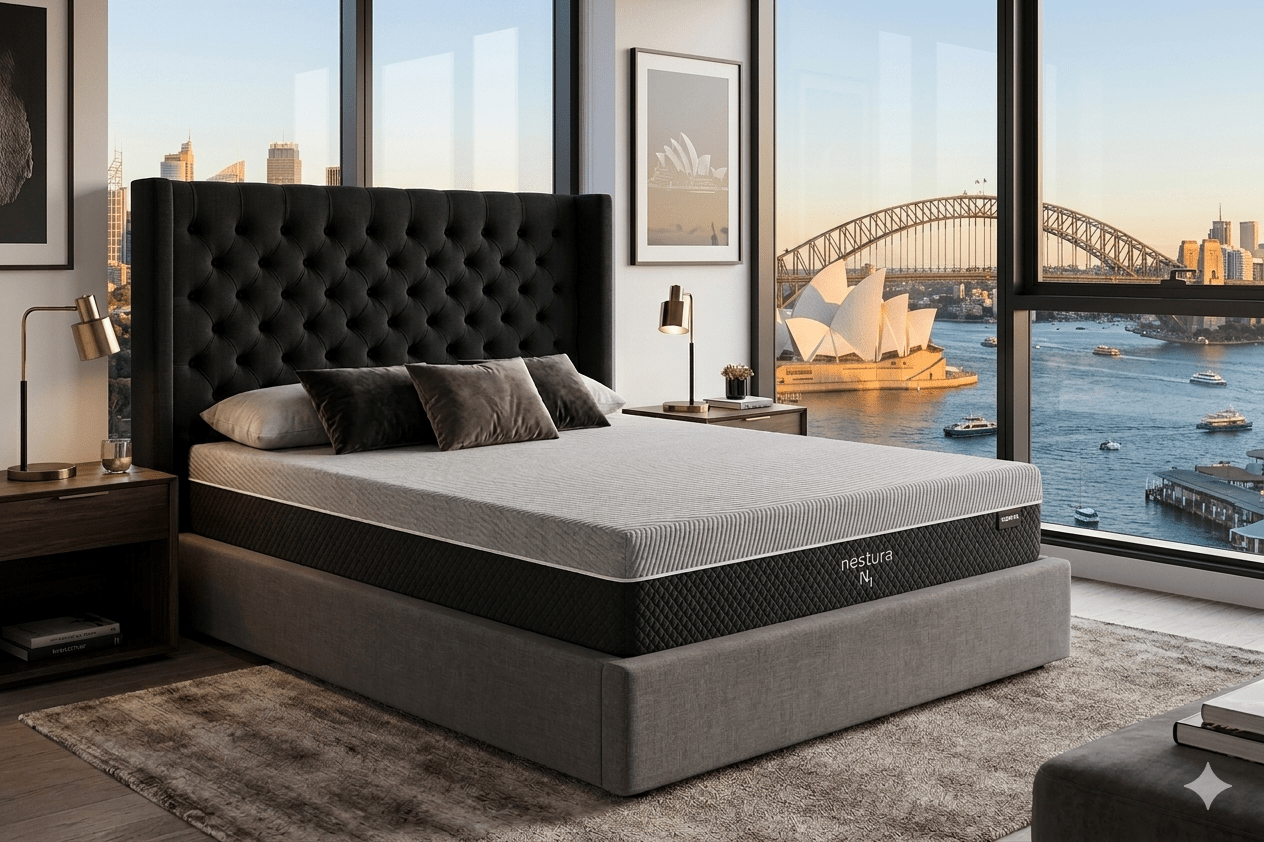 Nestura N1 Mattress – Hybrid Gel Memory Foam with EonTech Pocket Coils