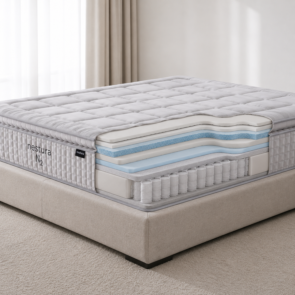 Nestura N2 King Mattress – Optimum Firm Pillow-Top