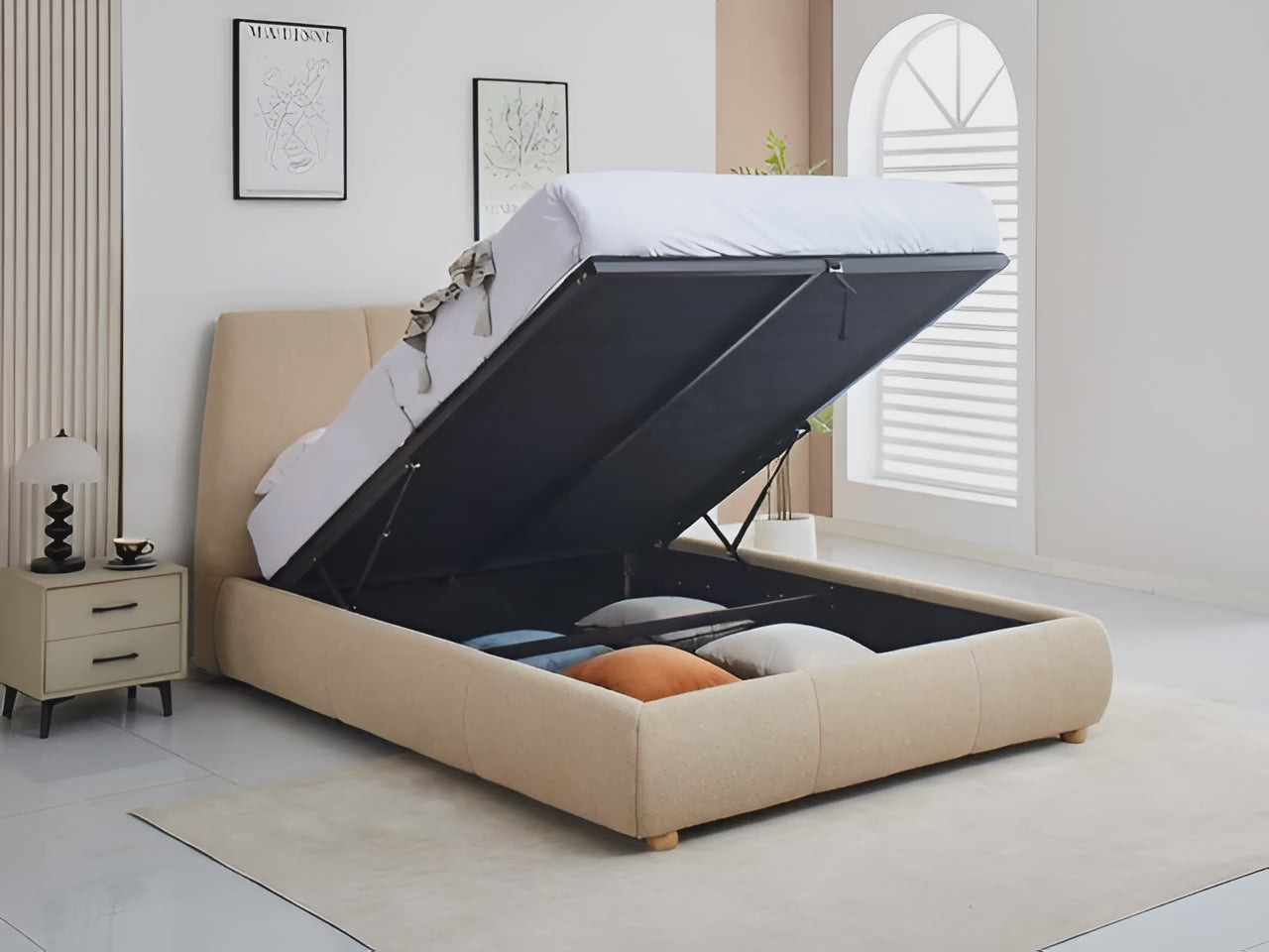 Load video: Haven-Innovative-Gas-Lift-Bed